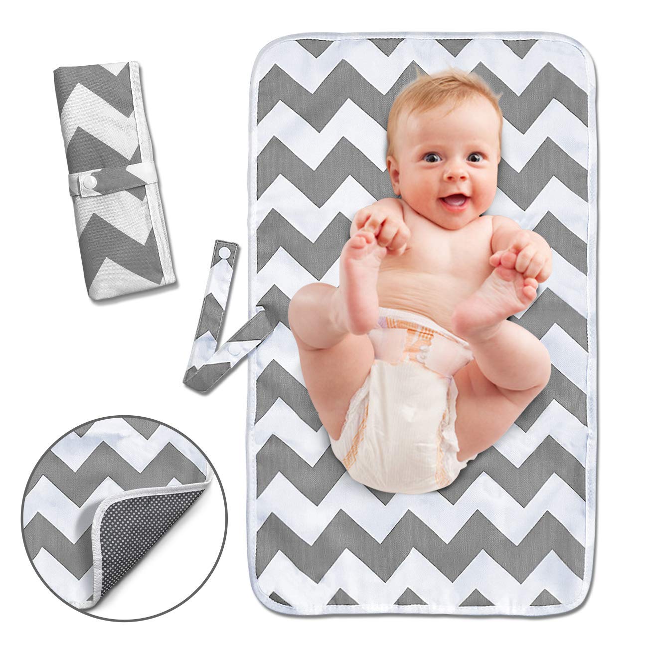Baby Changing Mat Baby Blue Shark